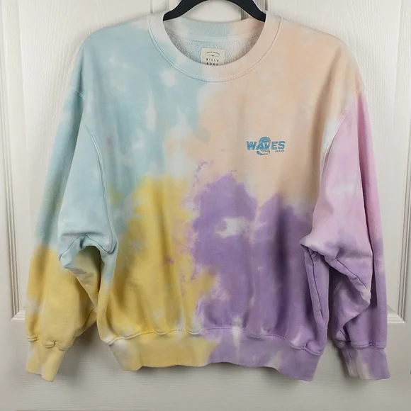 Billabong Tops Billabong Womens Tie Dye Long Sleeve Terry
